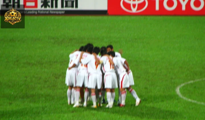 Đội tuyển Việt Nam thi đấu trong trận gặp Singapore tại VFF Cup 2007