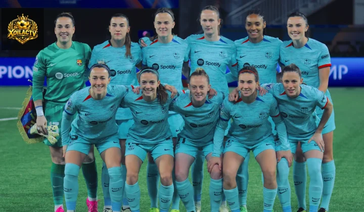 Đội hình xuất phát Barcelona nữ trước trận gặp SK Brann năm 2024